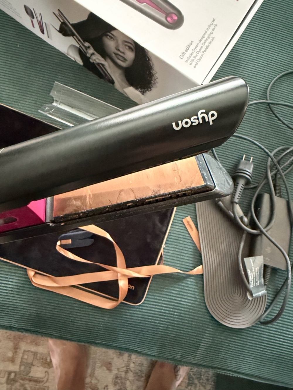 Dyson Corrale Hair Straightener in Metallic Gray and Pink - Picture 5 of 7